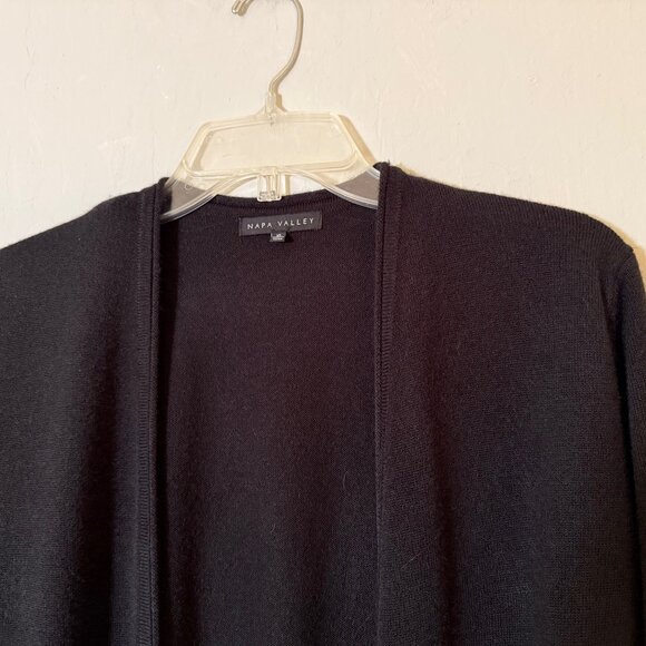 Napa Valley Open front long sleeved cardigan sweater - Picture 4 of 4